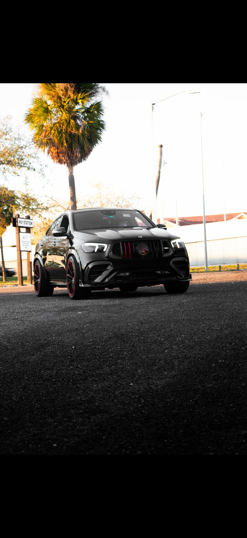 Black Mercedes BRABUS SUV